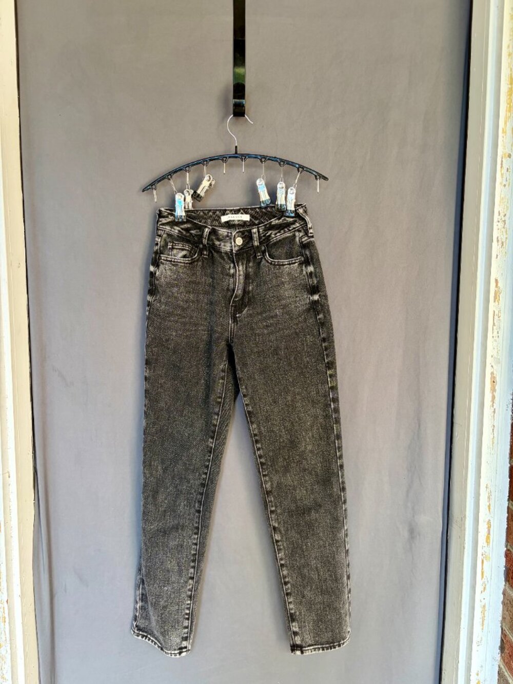 Pacsun Mom Jeans Acid Washed Black